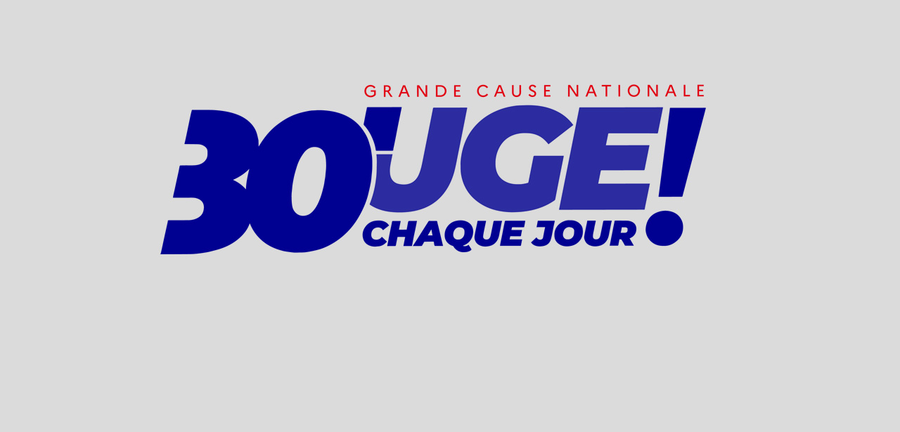 Visuel illustratif Grande cause nationale : Bouge 30 minutes par jour
