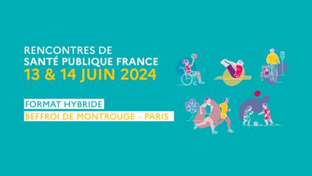 Visuel illustratif - Rencontres Santé publique France les 13 et 14 juin 2024